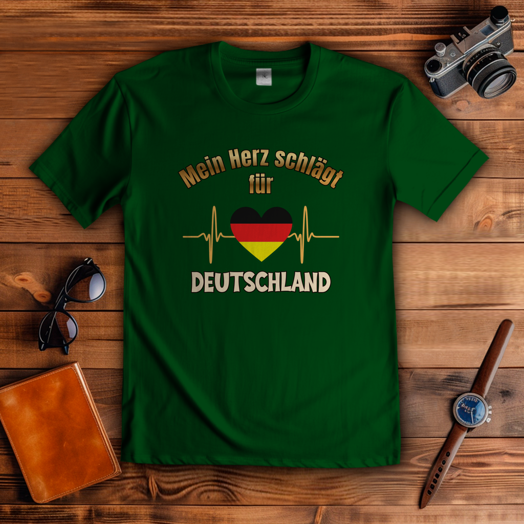 Mein Herz schlägt für Wunschland T-Shirt personalisiert