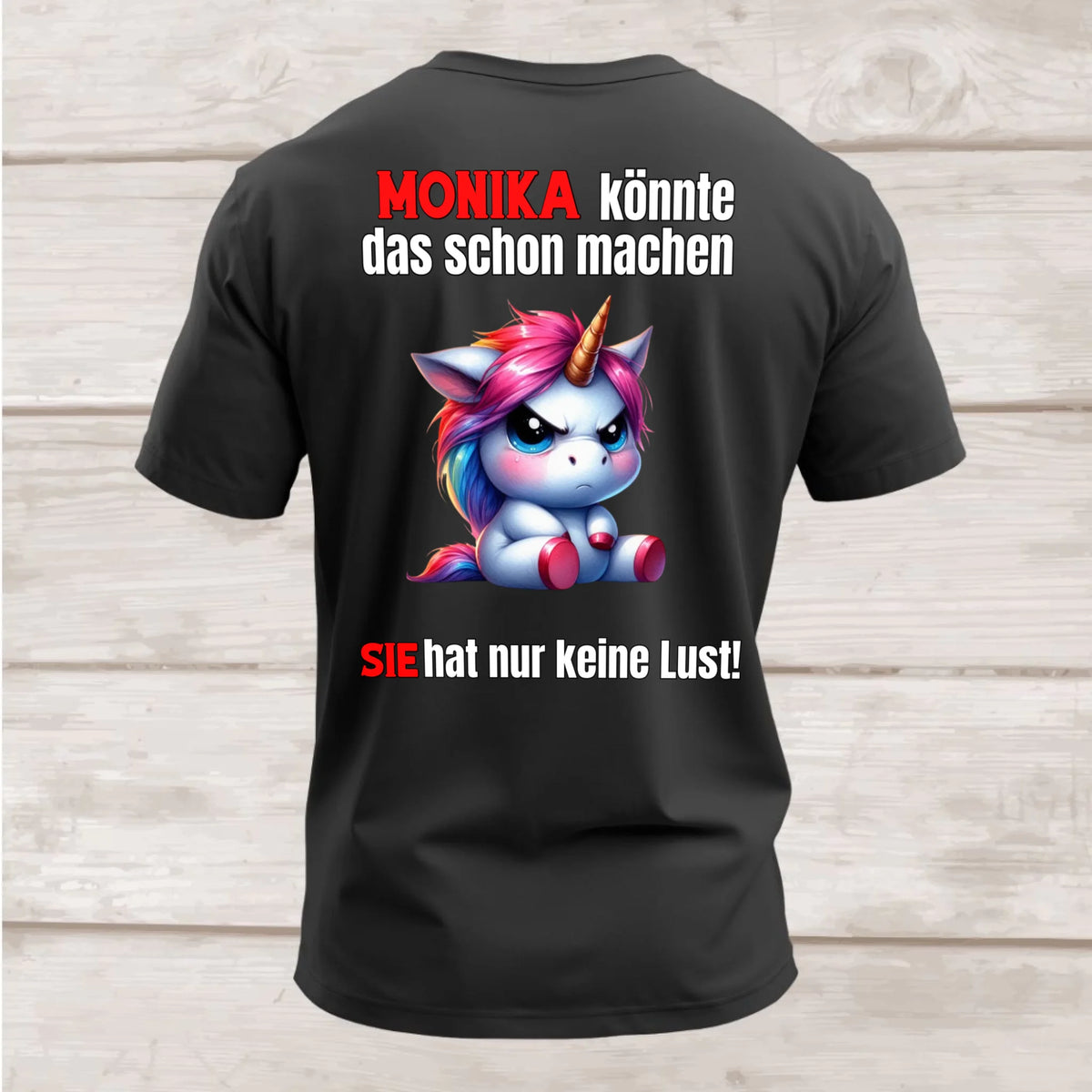 Shirt hinten schwarz
